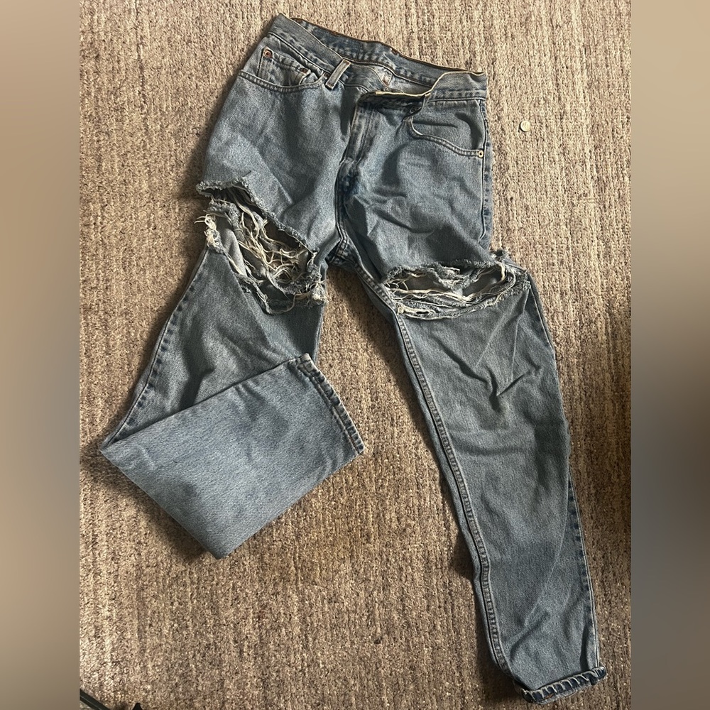Levi Ripped Denim